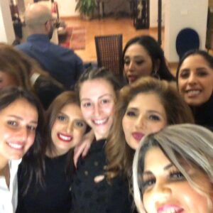 Menna Shalabi Instagram - Happiness is a night out with the girls! ❤️👭😊