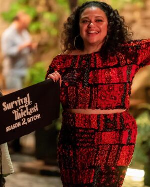 Michelle Buteau Instagram - Season ✌🏽
Rome, Italy 🇮🇹 

#survivalofthethickest 
#survivalofthethickestnetflix