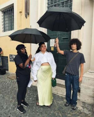 Michelle Buteau Instagram - Season ✌🏽
Rome, Italy 🇮🇹 

#survivalofthethickest 
#survivalofthethickestnetflix