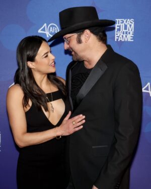 Michelle Rodriguez Instagram - Thank you Austin ! @austinfilm  it’s wild , Im so grateful always felt like such an outsider, only had a few boys throughout the years in the industry who get me with no judgement and we made art together Robert & Vin are for sure great catalysts to what I do Respect thank you and so much love to yall. Thank you Texas film hall of fame for feeling I’m worthy to be in such great company nothing but respect and love