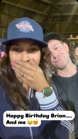 Mika Kleinschmidt Instagram - Celebrating @mrbreakinground birthday and maybe a belated birthday party for me too 😂😂😂🥰❤️😍

Love @thesavbananas @jakelialios !!!!