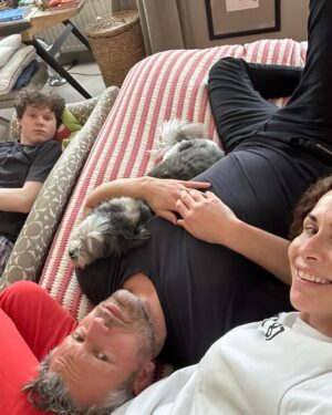 Minnie Driver Instagram - To those that made me a mother ( Henry) and those that celebrate the fact that I am one ( Henry  Addison) I salute you with all the L♥️O♥️V♥️E and even though I’m working today, Sunday ( 😱) you made yesterday the greatest day with cakes and flowers and cards and best of all : laying around with the dog, chatting. #mothersday #mother #love