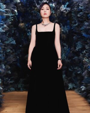 Miriam Yeung Chin-Wah Instagram - Thank you so much 💜
@dior 
#dior高級珠寶展

Make up: @lingchan_makeup 
Hair: @nate_peng 
Outfit: @dior