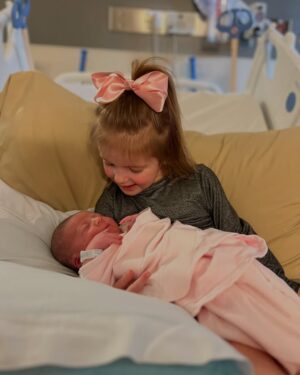 Missy Franklin Instagram - The best part so far… seeing our girl step into her role as big sister and SHINE even brighter than we could have ever imagined. 

My best friend, my best helper, and my big girl. This is everything we could have ever dreamed of.