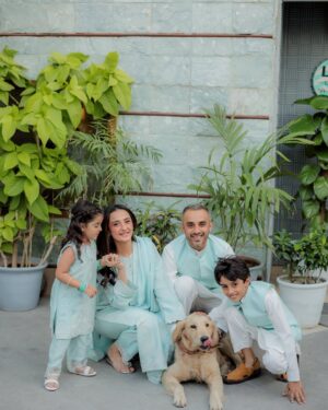 Momal Sheikh Instagram - May Allah accept our prayers, fasting, Ibadaat and every good deed, big or small. May Allah forgive our sins, answer our duas and grant us many more Ramadan in health and strong Imaan. 
Ameen 🤲🙏

Eid Mubarak ✨🌙

@farahtalibaziz x @nabila_salon x @hashu_hair x @thisis_umar_mua x @rehanmithanii