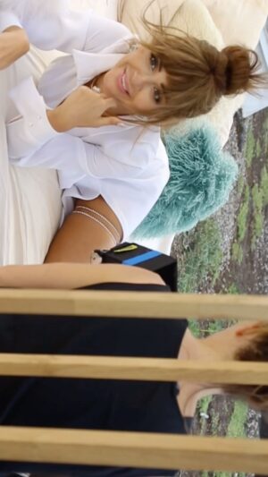 Myriam Fares Instagram - Unfiltered moments 🤍 #MakingOf 
#LaHabibi #لحبيبي