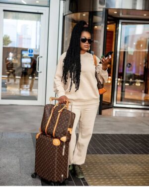Mzbel Instagram - It is only when the mirror has not spoken to Chimpanzee in a plain language that it thinks it looks better than the Gorilla..
Skincare @pinamangcosmetics 
Sunglasses @ques_eyewear_