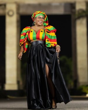Mzbel Instagram - God bless our homeland Ghana 🇬🇭 
Outfit @bukiefabrix 
Skincare @pinamangcosmetics 
Photo @clik_shot_it
Makeup @feby_aileen