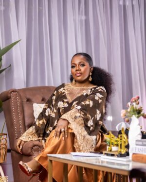 Mzbel Instagram - Anything in life worth having comes from patience and hard work. @movement_showbiz

Outfit @bukiefabrix
Skincare @pinamangcosmetics
Hair @hairgurustudio
Studio decor @ironbutterfly_interiors 
Studio curtains @curtainsolutions360

#MovementShowbiz #Goddess #Mzbel #GoddessMzbel #EkuaUniverse