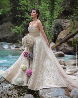 Nadine Rassi Instagram - I said yes for life 
I said yes for happiness 
I said yes for love 
I said yes for perfection 
And I said yes for troubles 
Am alive 💫
#NR 
Enjoy life girls we have one life ❤️💫

Image consultant & concept creator: @_zakissa 
Bridal bouquet: @zakbyzakhiaissa 
Hair by: @sameraboalhosen 
Makeup by: @lena.ibrahim.mua 
Dress by: @designed_couture 
Photographer: @rawadmakhoulphotography 
Nails : @by_christinahamdan