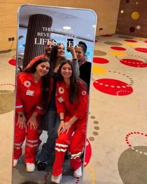 Nadine Wilson Njeim Instagram - Yes! They really are Lifesavers.
‏عيلة الصليب الأحمر اللبناني ❤️
كتير فخورة انه كان الي الشرف إني اخدم بمركز أنطلياس 202.
هالتجربة كوّنتلي جزء كبير من شخصيتي، و مبادئي، و وطنييتي، ومحبتي لكل أهل بلدي دون استثناء.
وفهمت أن العطاء ما اله شروط
و غاية
العطاء ما بفرّق
ما عنده حدود
العطاء كله شجاعة و نبل 
العطاء عند كل مسعف، هو مثال لكل مسؤول تجاه شعبه. 

نيّال البلد يلي بيخدمه ناس مثل مسعفين الصليب الأحمر اللبناني‼️