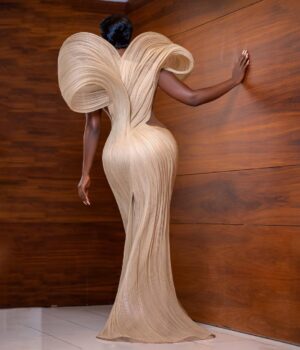 Nana Akua Addo Instagram - AMVCA7 in @gauravguptaofficia

Dress @gauravguptaofficial
Shoes @louboutinworld
Makeup @make_upbykilo

#amvca2020 #amvca7