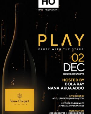 Nana Akua Addo Instagram - Play Party with the Stars  HOSTED BY @bolarayofficial  X  @sohoaccra 

📍: @sohoaccra 
 
 
📆 : 02/12/23

 ⏰ : 7pm