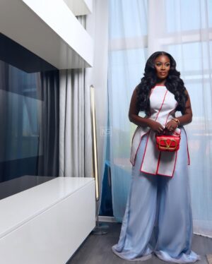 Nana Akua Addo Instagram - BLUE PRINT

In @melanie___crane 

Hair @hairbyestylez