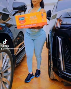 Nana Ama McBrown Instagram - Right Now with #KivoGari 
soakings make easy 👌
@kivoproducts

#KivoGari 
🎵 @kwekudarlingtongh
#BRIMM