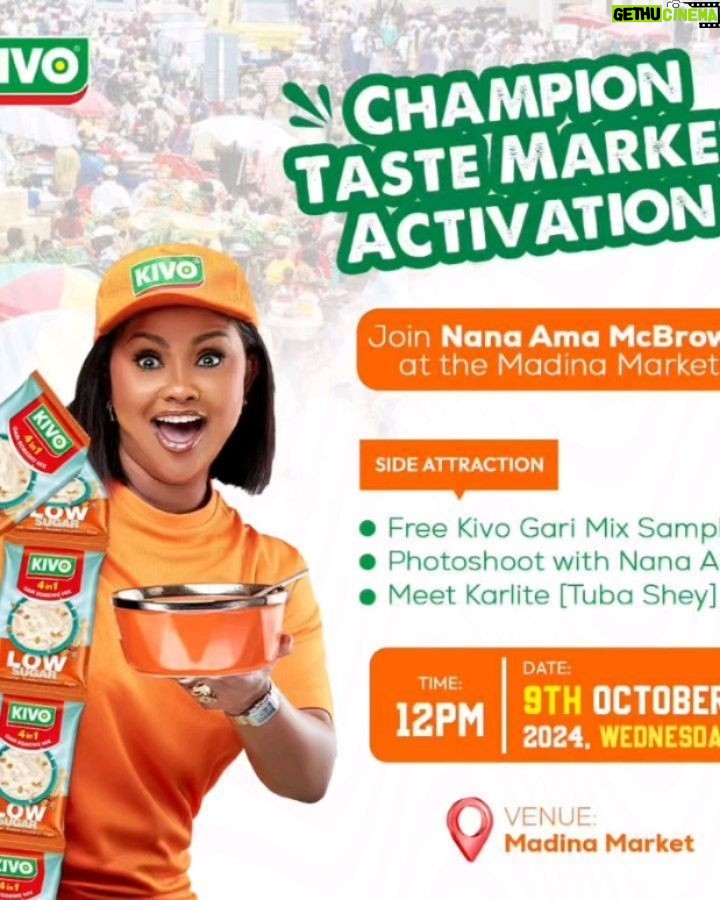 Nana Ama McBrown - 18.4K Likes - Right Now with #KivoGari
soakings make easy 👌
@kivoproducts
#KivoGari
🎵 @kwekudarlingtongh
#BRIMM