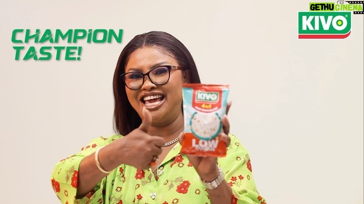 Nana Ama McBrown - 19.7K Likes - Prefer your Kivo Gari Mix with low sugar? No problem. The Kivo Gari mix low sugar is here. It is creamier with the same delicious taste you love. Low on sugar, high on taste! #ChampionTaste