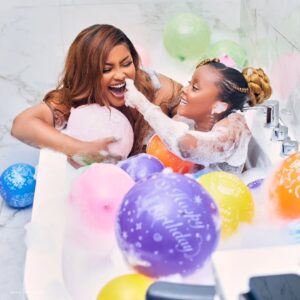 Nana Ama McBrown Instagram - We love you all 
We thank you all 
We bless you all
As you celebrated us 
@iambabymaxin
Damoase 🙏🏻🙏🏻🙏🏻
 #HerExcellency 🙏🏻
#BRIMM