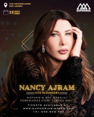 Nancy Ajram Instagram - Netherlands!! I Can’t wait to see you and celebrate with all the amazing ladies.💁‍♀️
Let’s make it unforgettable! ❤️🥰