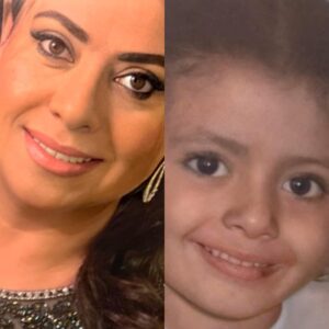 Nashwa Mustafa Instagram - انا وانا  كان عمرى ٣ سنين  فى الصورة الاولى