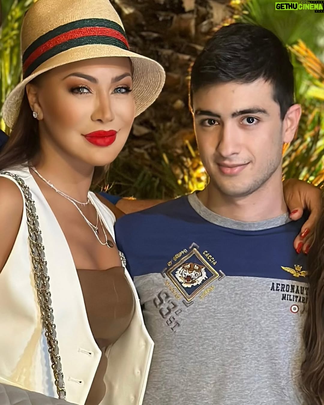 Nawal Al Zoghbi - 57.5K Likes - My everything… my heart ❤️… lovely dinner with my son GEORGI ❤️