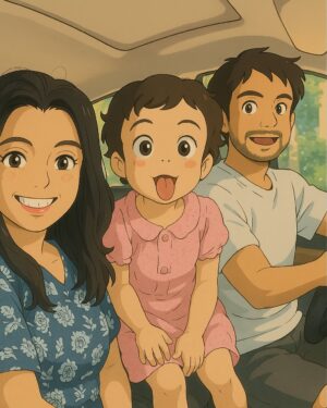 Neha Nagar Instagram - Meet our daughter Siya Bhati ❤️❤️❤️

She is about to be 2 now & I feel its high time that we introduce her to you all now..

Whats better way than using this CHATGPT GHIBLI feature 🤩💕