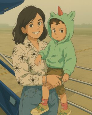 Neha Nagar Instagram - Meet our daughter Siya Bhati ❤️❤️❤️

She is about to be 2 now & I feel its high time that we introduce her to you all now..

Whats better way than using this CHATGPT GHIBLI feature 🤩💕