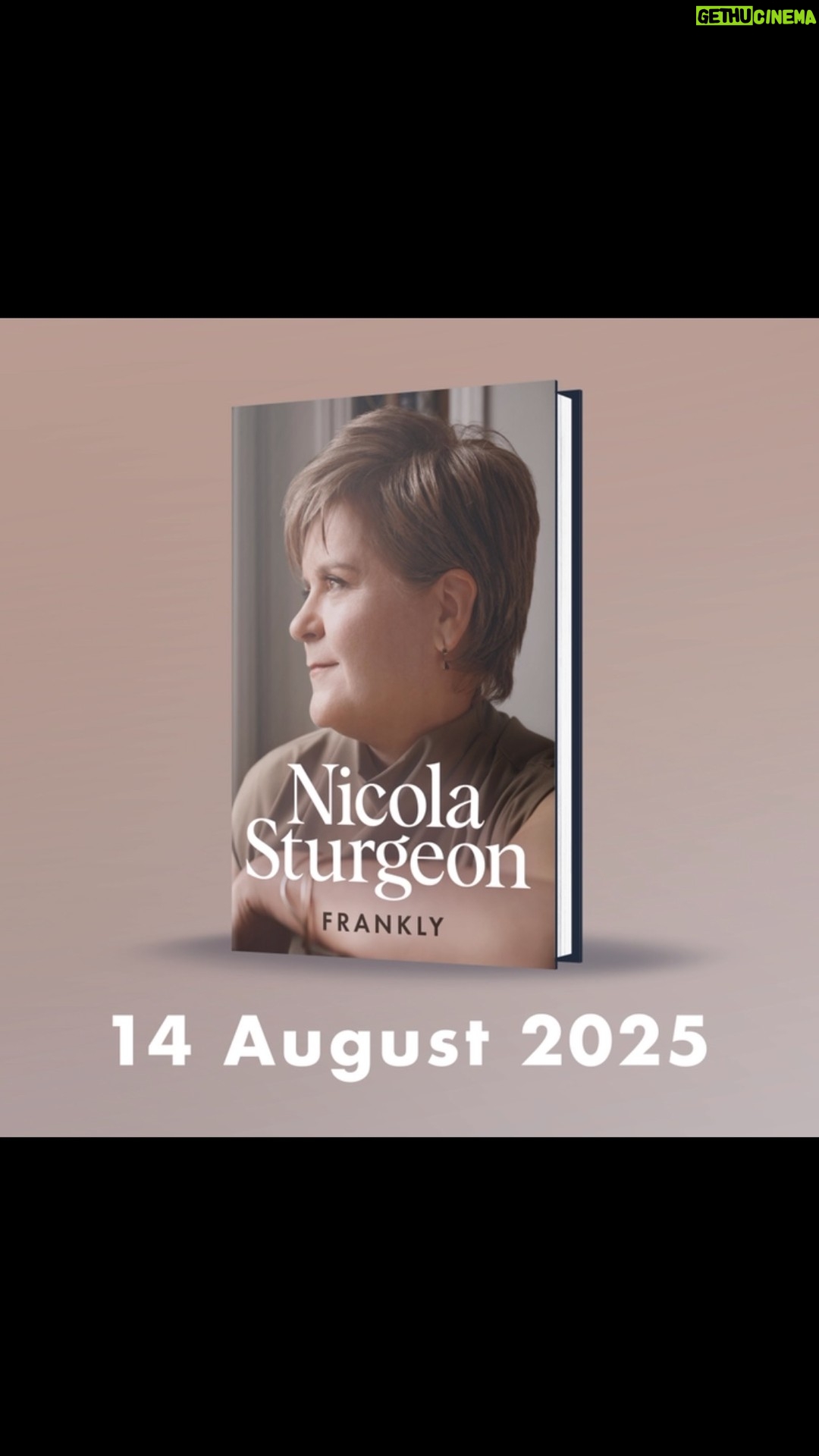 Nicola Sturgeon - 6.3K Likes - I am thrilled to reveal the cover and title of my memoir which will be published on 14 August.
I have poured my heart into this book and I canāt wait for you to read it.
You can pre-order signed copies here http://linktr.ee/FranklybyNicolaSturgeon