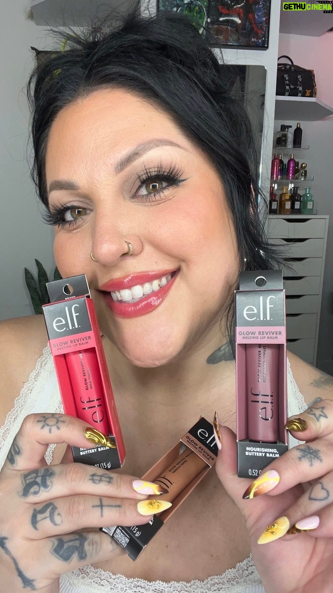 Nicole Faulkner - 7K Likes - Do your lips a flavor with NEW Glow Reviver Melting Lip Balm - AVAILABLE NOW on elfcosmetics.com and the e.l.f. app for Beauty Squad Loyalty Members (it’s free and easy to join!) 🙌
Our Senior Director of Artistry and Events @lipsticknick tries these ultra-buttery balms over our Cream Glide Lip Liner ($2) in Mauve Aside! 💋
Why you’ll love it:
🧈 Long-lasting, nourishing lip balm with a buttery soft formula
🧈 Adds a wash of buildable color and a glossy finish
🧈 Formulated with 10% hydrating butters for soft, supple lips
🧈 Lip-hugging tip for smooth application
🧈 Get 2 of ours for even LESS than 1 of theirs
Available in 6 mouthwatering flavors:
🍧 Blackberry Sorbet
🍓 Strawberry Shortcake
☕️ Java Chip
🍬 Yummy Gummy
🧁 Vanilla Toffee
🍒 Wild Cherry
SHOP NOW on elfcosmetics.com for $9 each! (or if you’re lucky enough to spot them out in the wild 👀)
💡 P.S. Buy any Glow Reviver Melting Lip Balm Cream Glide Lip Liner and get FREE shipping! 😱 (Ends TODAY)
🇺🇸: Coming to @ultabeauty and @targetstyle April 6, Coming online to @walmart April 7 and in-store April 28, Coming online to @amazon April 6, Coming to @cvspharmacy April 27, Coming to @walgreens May 1
🇨🇦: Coming online to @shoppersbeauty April 20 and in-store summer 2025, Coming online to @amazonca April 20, Coming to @walmartcanada summer 2025
🇬🇧: Coming online to @bootsuk, @superdrug, @asos and @amazonuk April 6, Coming in-store to @bootsuk April 9 and @superdrug April 23
🇲🇽: Coming to @sephoramx summer 2025
🌍: Coming to @douglas_cosmetics, @etos, @mein_rossmann, @amazonde and @amazon.it summer 2025
#GlowReviverMeltingBalm #elfcosmetics #eyeslipsface #elfingamazing #crueltyfree #vegan