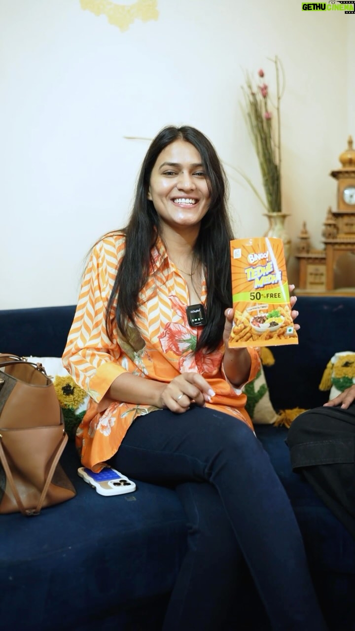 Nidhi Agarwal - 4.9K Likes - @bingo_tedhemedhe ‘ Naya Bingo! Tedhe Medhe chatpata twist’ 😍
EAT. PHIR REPEAT!
…
#Bingo #TEDHEMEDHE #CHATPATATWIST