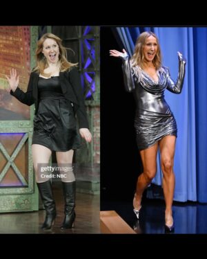 Nikki Glaser Instagram - ✨ First Tonight Show Jan 2009 ———-> Latest Tonight Show Mar 2025 ✨

Hair: @iamterynhair 
Makeup: @haleyjoypage 
Styling: @daniandemmastyle