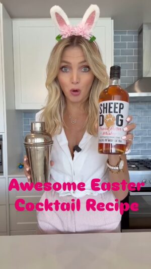 Nikki Osborne Instagram - Make Easter fun for grown ups too! All you need is : 45ml Sheepdog Peanut Butter Whiskey
30ml Irish cream liqueur
100ml chocolate milk
ice, cream and a bunny! @sheepdogaunz #whisky #whiskey #easter #cocktail #trending #fyp #reels #chocolate #recipe