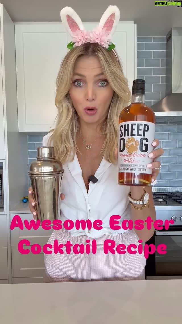Nikki Osborne - 3.9K Likes - Make Easter fun for grown ups too! All you need is : 45ml Sheepdog Peanut Butter Whiskey
30ml Irish cream liqueur
100ml chocolate milk
ice, cream and a bunny! @sheepdogaunz #whisky #whiskey #easter #cocktail #trending #fyp #reels #chocolate #recipe