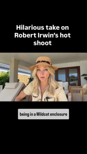 Nikki Osborne Instagram - Robert Irwin is a snack?! What the?! #fyp #viral #robertirwin #reels #funny #comedian #bushbarbie #straya #bonds #comedy