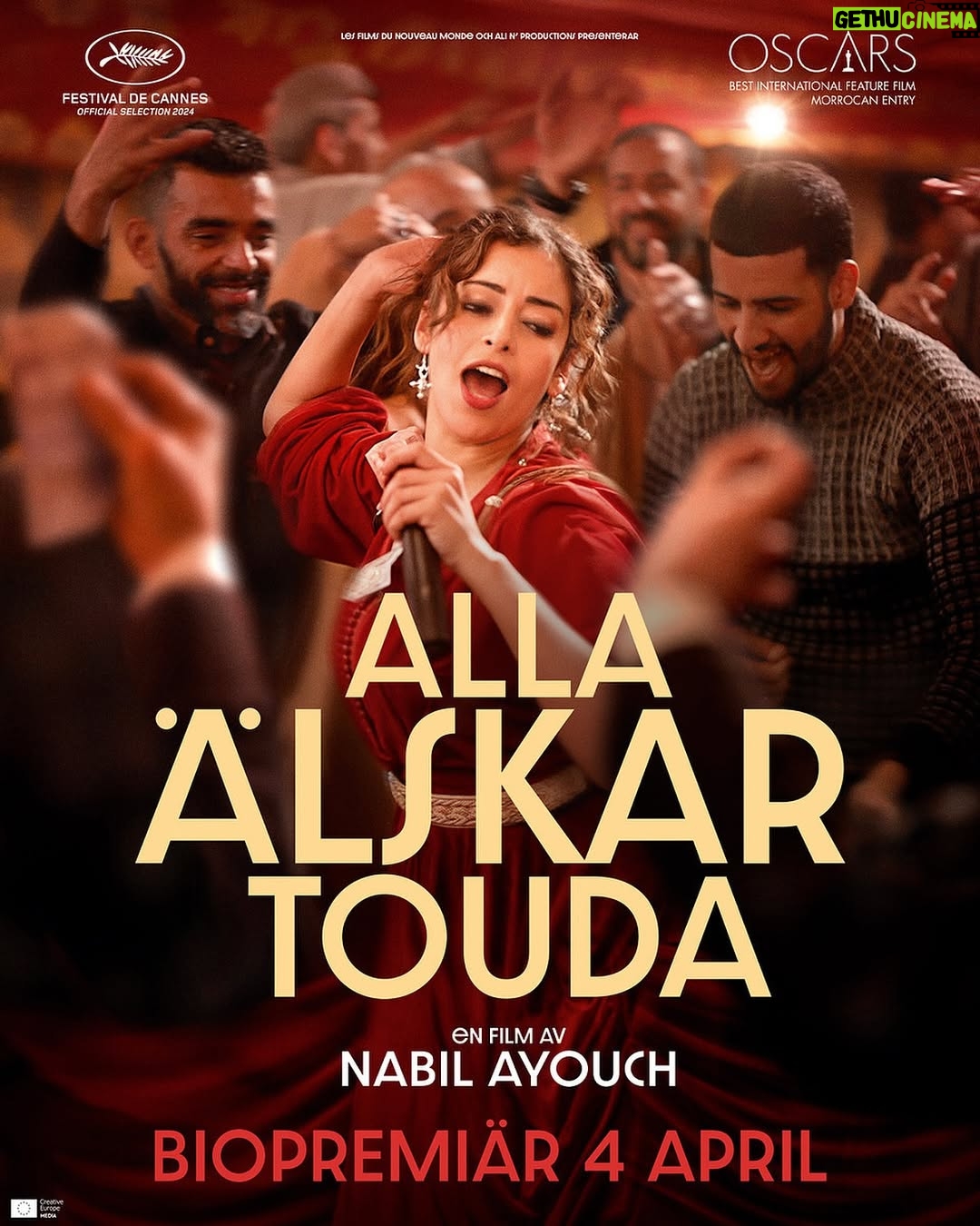 Nisrin Erradi - 1K Likes - Everybody Loves Touda sort aujourd’hui dans les salles suédoises 😍
@triartfilm