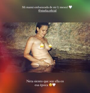 Niurka Marcos Instagram - ♥️♥️♥️Ella es mi Romina en mi panza♥️♥️♥️