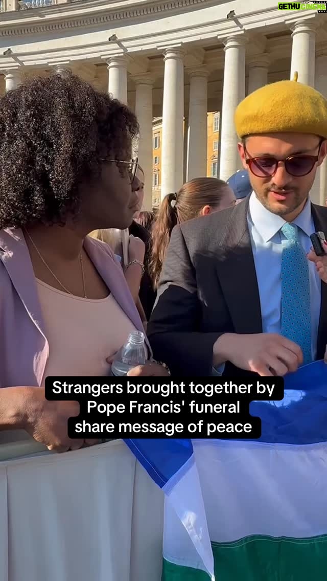 Norah O'Donnell - 4K Likes - A woman from Central Africa and an Lebanese-American man were strangers before today – but they bonded after meeting at the funeral of Pope Francis. Together, they shared their desire for peace and how Pope Francis’ message of unity and love inspired them.
“We both come form countries where there’s war. And it breaks our hearts to see the world in this state,” the man, named Gabriel, told CBS News’ Norah O’Donnell.
“Peace. Peace is the key,” said the woman, named Evette.