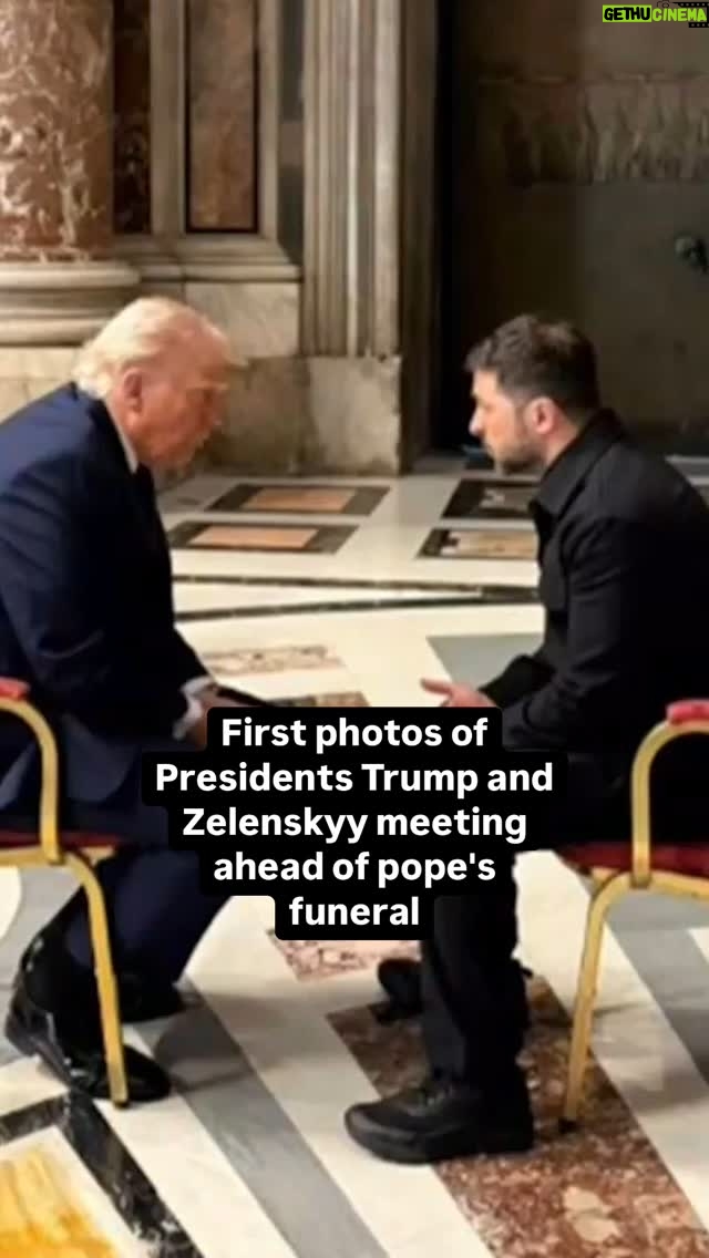 Norah O'Donnell - 3.5K Likes - The first photos have been released from President Trump and Ukrainian President Zelenskyy’s meeting ahead of the pope’s funeral. After a contentious meeting at the White House earlier this year, the pair met at St. Peter’s Basilica today, but few details have been released. There are reports that they will hold a second meeting after the funeral mass. #trump #zelenskyy #ukraine #popefrancis
