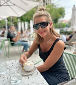 Nour Ali Instagram - cappuccino with 🩵🌍