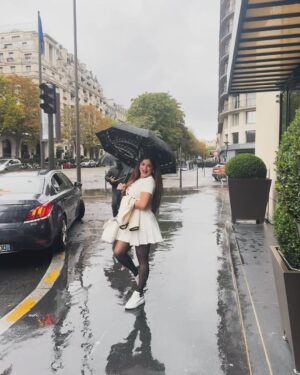 Numidia Lezoul Instagram - Paris White 🤍