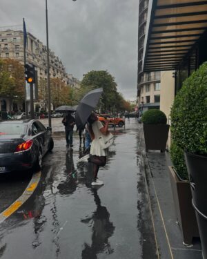 Numidia Lezoul Instagram - Paris White 🤍