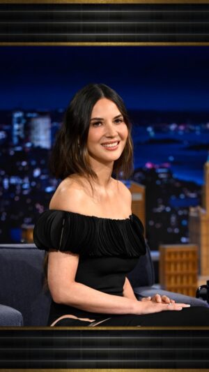 Olivia Munn Instagram - @oliviamunn made the classic parent mistake of getting her three-year-old son a trumpet and a drum 😂 #FallonTonight
