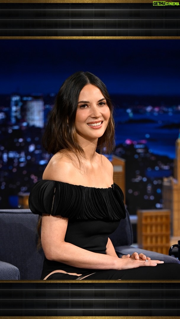 Olivia Munn - 8.4K Likes - @oliviamunn made the classic parent mistake of getting her three-year-old son a trumpet and a drum 😂 #FallonTonight