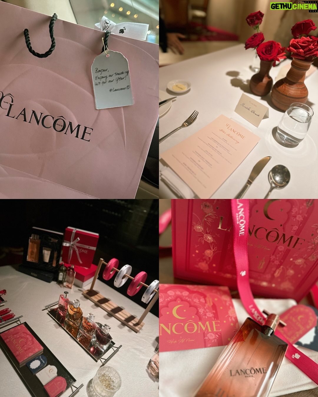 Pamela Bowie - 1.3K Likes - 1st time celebrating Iftar and experience the new scent Idolê Power with @lancomeofficial family 🌙🩷