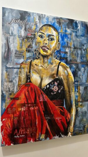 Patricia Kihoro Instagram - “Keep your face always toward the sunshine — and shadows will fall behind you.”―Unknown
@misskihoro 

#kenyanart #kenyanartist #africanart #beautifulpeople #mixedmediapainting