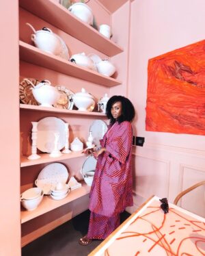 Patricia Kihoro Instagram - In a flock of pigeons, be a flamingo.🦩 
I’m not really a pink girlie but pink, is a me! 
Fun fact, did you know @pinkpantheress was born in Kenya, and has a Kenyan mom? #PlayKeMusic 😉

I really didn’t plan to match the restaurant, but serendipity did its thing. If you’re ever in Capetown, make a stop for brunch at @hemelhuijs. It’s such a quaint little space and the food lives up to the decor. I gobbled it down as soon as it was served and I have ZERO pictures of the food to prove it. 

Kimono set - @the_nuralains.
Earrings - @apargadek, a gift from my sweet @mayonde.
Thick pink resin rings - @monkk_jewellery.
Pink brass   cow horn ring - @kipatounbranded.
Beaded cuff - @maridadistatement.
Hair - All mine yaani Kinky curly clip ins from @spritzhairstudio that belong to me. 😅

Sad I didn’t get to buy any items from here but grateful for the vibes @thobi_rose and @visitsouthafrica.africa.

#VisitSouthAfrica #SweetEscapes #CapeTown #MadeInKenya #travelafrique