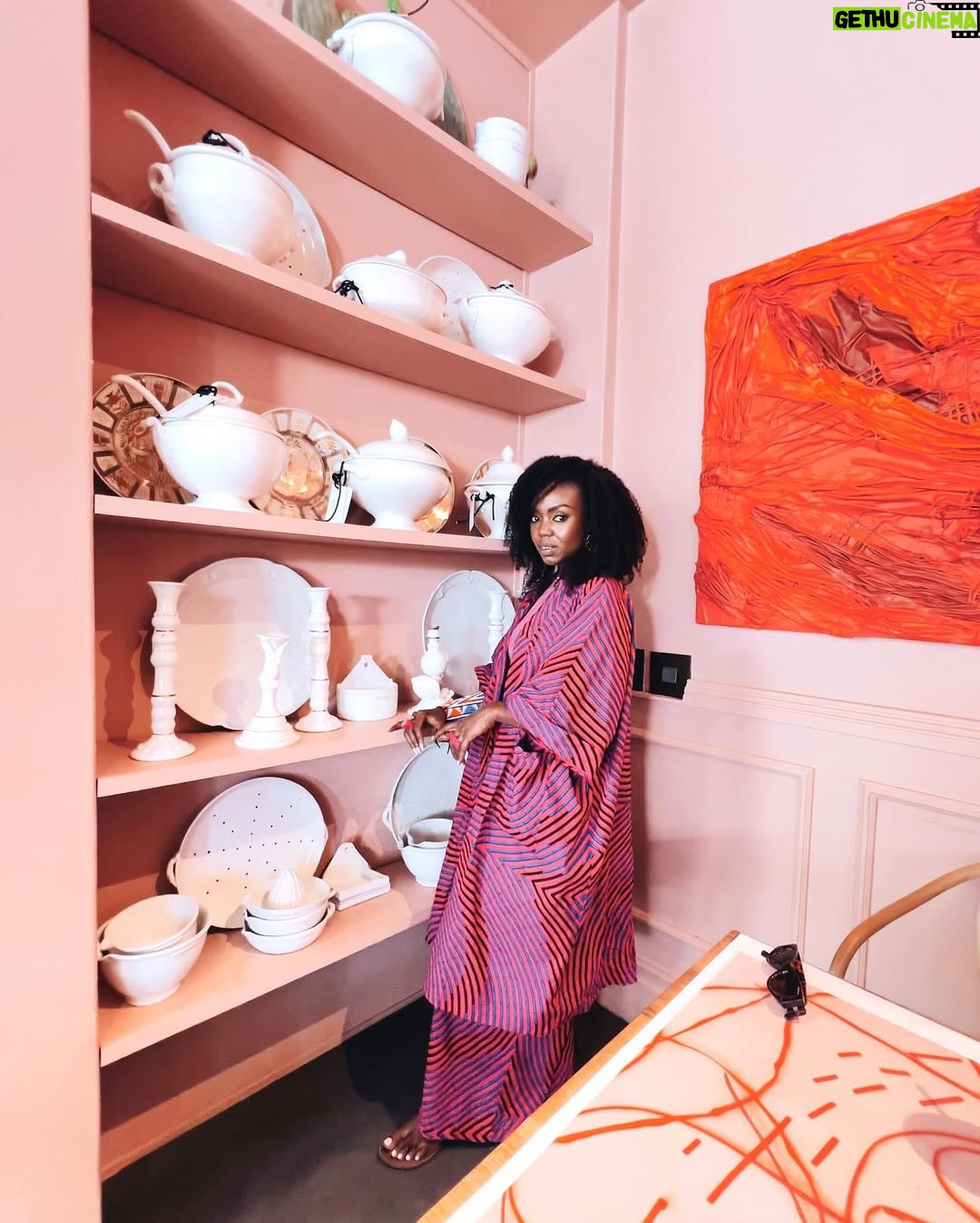 Patricia Kihoro - 3 Likes - In a flock of pigeons, be a flamingo.🦩 
I’m not really a pink girlie but pink, is a me! 
Fun fact, did you know @pinkpantheress was born in Kenya, and has a Kenyan mom? #PlayKeMusic 😉

I really didn’t plan to match the restaurant, but serendipity did its thing. If you’re ever in Capetown, make a stop for brunch at @hemelhuijs. It’s such a quaint little space and the food lives up to the decor. I gobbled it down as soon as it was served and I have ZERO pictures of the food to prove it. 

Kimono set - @the_nuralains.
Earrings - @apargadek, a gift from my sweet @mayonde.
Thick pink resin rings - @monkk_jewellery.
Pink brass   cow horn ring - @kipatounbranded.
Beaded cuff - @maridadistatement.
Hair - All mine yaani Kinky curly clip ins from @spritzhairstudio that belong to me. 😅

Sad I didn’t get to buy any items from here but grateful for the vibes @thobi_rose and @visitsouthafrica.africa.

#VisitSouthAfrica #SweetEscapes #CapeTown #MadeInKenya #travelafrique