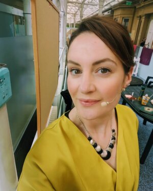 Paula Lane Instagram - Thank you @northern_broadsides @lauriesansom1 for asking me and my hubby @sirtomshaw to be a part of 'Iron People' Another job where I've been lucky enough to meet and work with new people.
This community project has been an absolute joy from day 1. We had workshops, ideas were born - we played and it took me right back to lots of my movement direction @cssdlondon thanks @jennifermalarkey @northernrascals We had performers from our very own drama academy @laneshawacademy united with Park Youth Theatre...I have a feeling we will be sharing ideas again very soon @kasharshaddirector
To witness people who had never acted before come alive on stage when they might never get the opportunity was amazing. Then when it all came together with the puppetry @thingumatheatre and Elland Silver Band my heart just burst.
Stage management, Costume the fantastic @laraboothdesign, sound who helped us fill that gigantic stage @eurekamuseum and be heard all over Halifax. 
@jessrooney_ for all the marketing and fab BTS.

You the audience were brilliant - what a vibe!

This story is very important. Look after your environment - listen to the younger generation and come together as one because that way we are much stronger! 

Lastly thanks to my mama who did all the childcare this week! Top Grandma ✨
