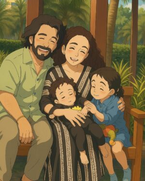 Pearle Maaney Instagram - Prompt: Please Turn my life into a Ghibli Art 😋
