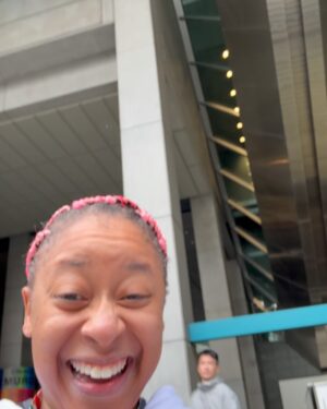 Phoebe Robinson Instagram - YES, BITCH! My third marathon in eleven months! YES, BITCH, my first time running one without an injury or an illness. YES, BITCH, I shaved SEVENTEEN MINUTES off my best marathon time, which was last year’s Boston Marathon! Whoo! A PR (personal record) for PR (that’s me, Phoebe Robinson, lol). But NO BITCH, I didn’t have a “Lost in Translation” meet cute/whirlwind soulmance aka soul romance w/an old ass piece of gabagool around Tokyo. #WomenCantHaveItAll 

For real tho, running the @tokyomarathonfoundation was a dream that started a year ago when @mrshanlui & I texted each other to say we should go for it and try and get into the marathon. Somehow we both did (me as a charity runner & her via the lottery). And then we were like HOLY SHIT! WE’RE GOING TO TOKYO!

1) Post race right after I got my medal. My feet hurt. I was dead tired. And I was nauseous. But none of that mattered cuz babygirl was proud of herself.
2) At the start line with Shan & @jeffreymce 
3) Running thru the start line was magical.
4) One thing the Tokyo Marathon was gonna do was give ya the ole razzle dazzle. There were performers thruout the race, which truly made it a celebration.
5) Lol. This Mario runner and I kept seeing each other during the race. He was so funny and sweet. 
6) Lmaooooo. Very excited to see black people!
7) Another moment of glory. Thank you, Japan Cancer Society, for letting me run for you! ❤️❤️❤️
8) Met these queens post race as I was waiting for my Uber and questioning my life choices. Haha. It was much hotter than expected, so we all were pushed to our limits. And this was the first race where I was someone else’s marker. So honored. Truly means a lot!
9) Okay, isn’t post marathon poncho the cutest? I will be wearing this around my house and to future Pap smears. 🤣🤣🤷🏾‍♀️🤷🏾‍♀️
10) The staff at my hotel were so cute when I asked them to take a pic of and they were like…let’s do it on the balcony, so Tokyo Tower. What in the America’s Next Top Model creative direction was that?! Lol. They understood the assignment & wanted me to get my shot for look book when I do my go sees. 🤣🤣
11) Finish time. One day, I will run a 4:30:00 marathon. #TokyoMarathon